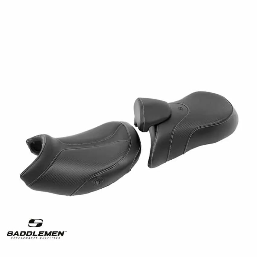 Saddlemen Adventure Tour Low solo og passagersæde med lændestøtte & varme til BMW R1200 / R1250 2013-2023