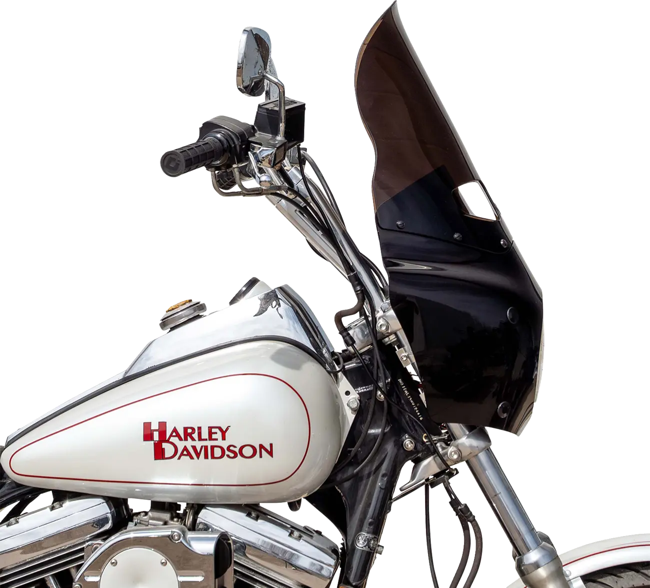 Klock Werks Kolor Flare Windshield 15" Road Warrior Bronze