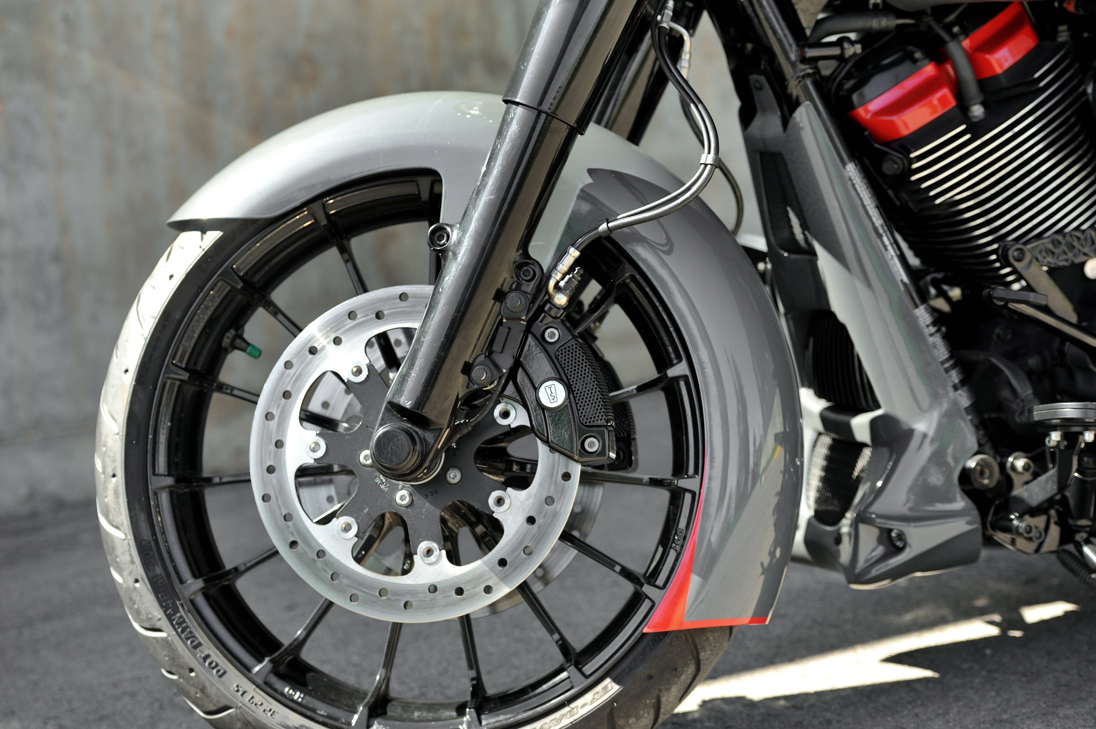 T&S Wrapper Front Fender for Stock 17-19" Wheels Touring 1996-2013
