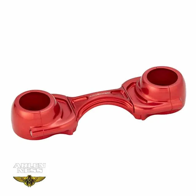 Arlen Ness Method forgaffel afstiver i 39mm & 49mm til Harley Davidson Dyna, Softail & Sportster – Rød