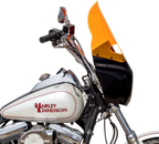 Klock Werks Kolor Flare Windshield 15" Road Warrior Orange Ice