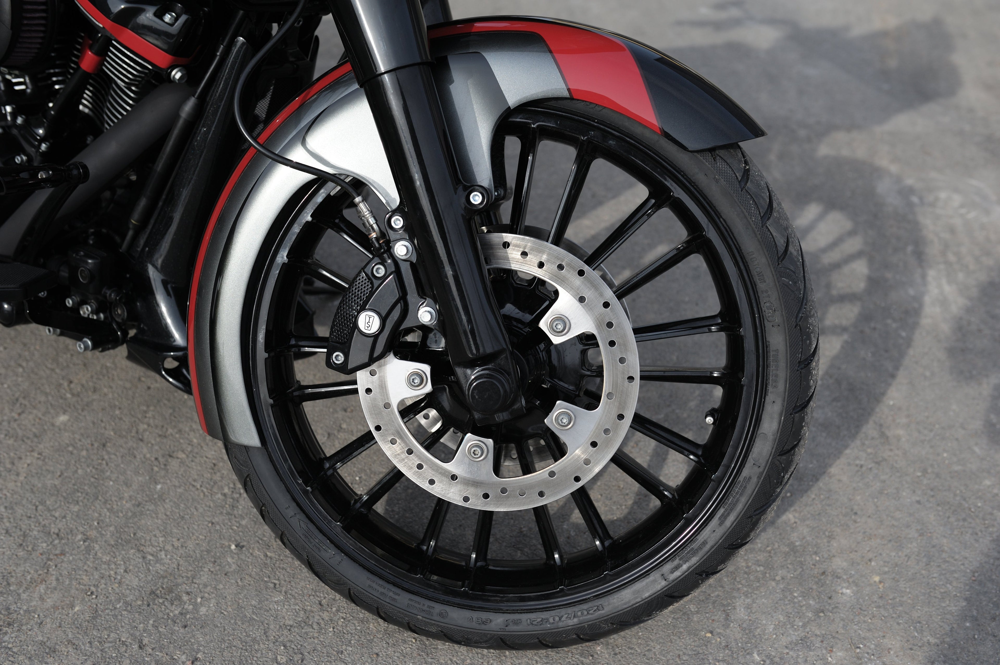 T&S Wrapper Front Fender  for 21" Wheel Touring 1996-2013