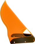 Klock Werks Kolor Flare Windshield 15" Road Warrior Orange Ice - right side