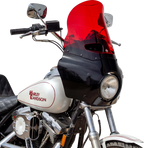 Klock Werks Kolor Flare Windshield 15" Road Warrior Red