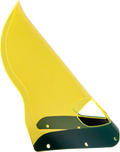 Klock Werks Kolor Flare Windshield 15" Road Warrior Yellow Ice - right side