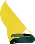 Klock Werks Kolor Flare Windshield 15" Road Warrior Yellow Ice - right side