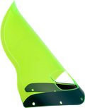 Klock Werks Kolor Flare Windshield 15" Road Warrior Green Ice - right side