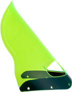 Klock Werks Kolor Flare Windshield 15" Road Warrior Green Ice - right side
