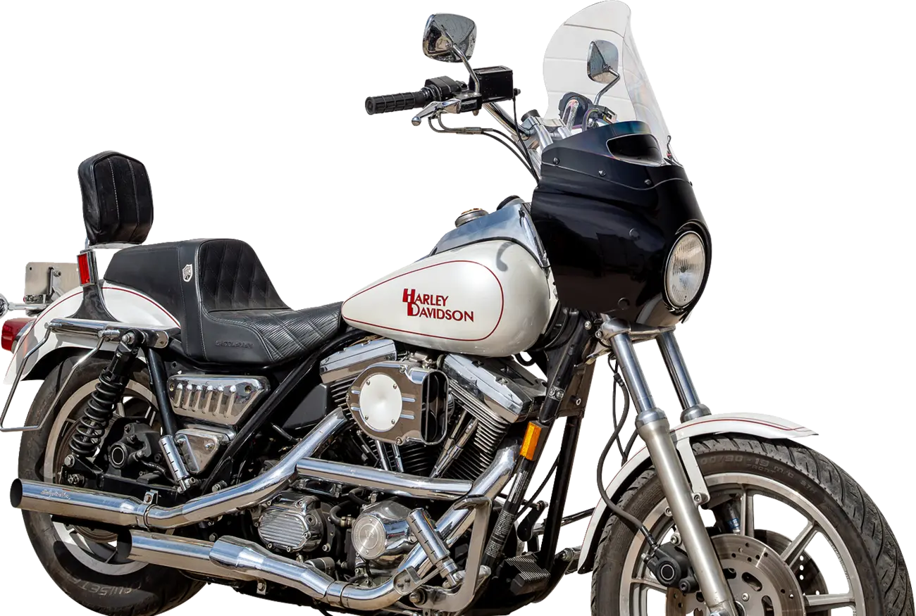 Klock Werks Flare Windshield 15" Road Warrior Clear