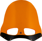 Klock Werks Kolor Flare Windshield 15" Road Warrior Orange - front