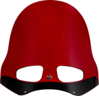 Klock Werks Kolor Flare Windshield 15" Road Warrior Red - front