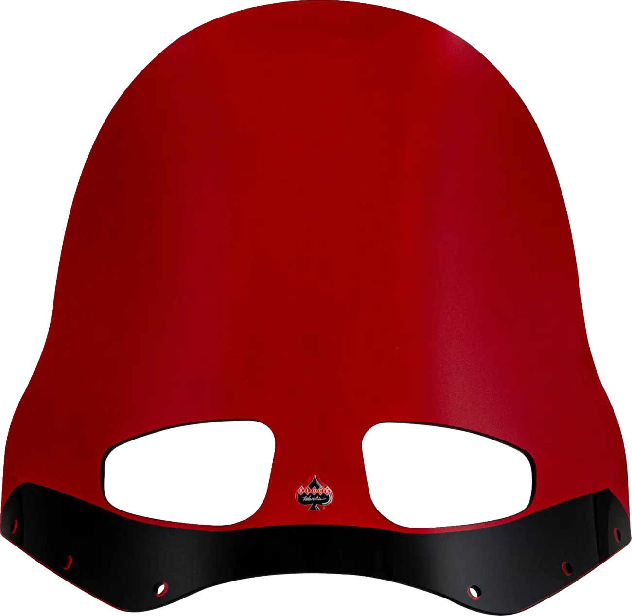 Klock Werks Kolor Flare Windshield 15" Road Warrior Red - front