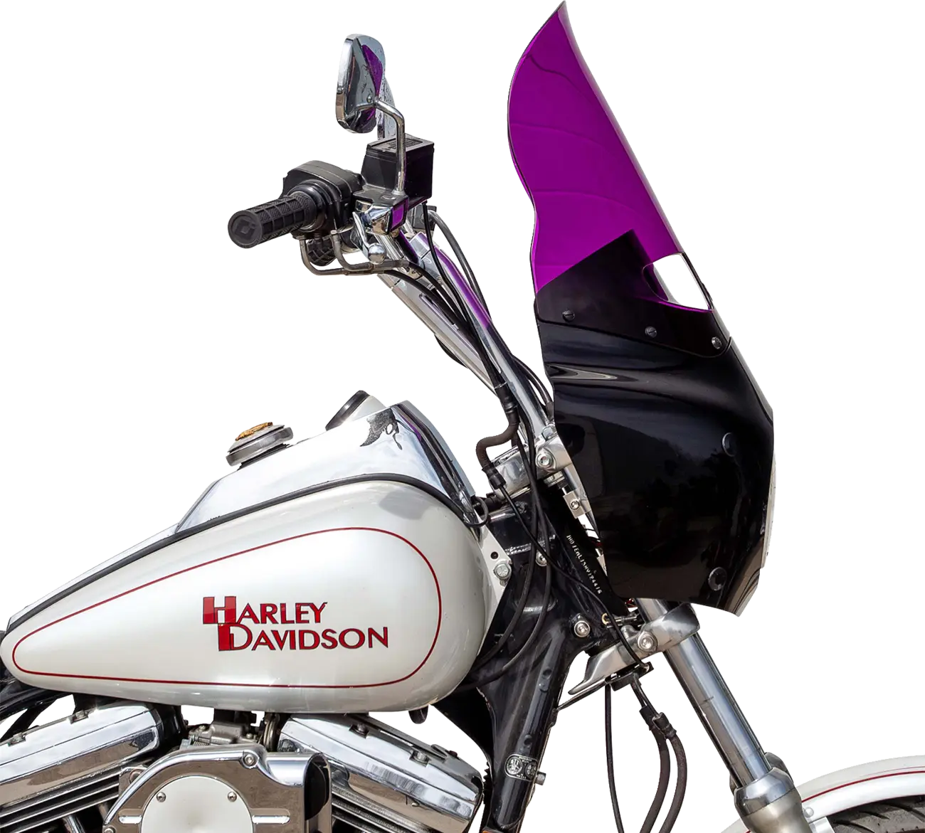 Klock Werks Kolor Flare Windshield 15" Road Warrior Purple