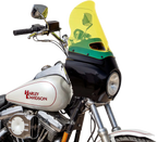 Klock Werks Kolor Flare Windshield 15" Road Warrior Yellow Ice