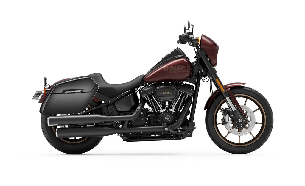 42L - Baldur Ekstre Store Højglans Hardcase Sidetasker til Harley Softail Low Rider S FXLRS
