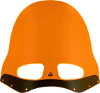 Klock Werks Kolor Flare Windshield 15" Road Warrior Orange Ice - front
