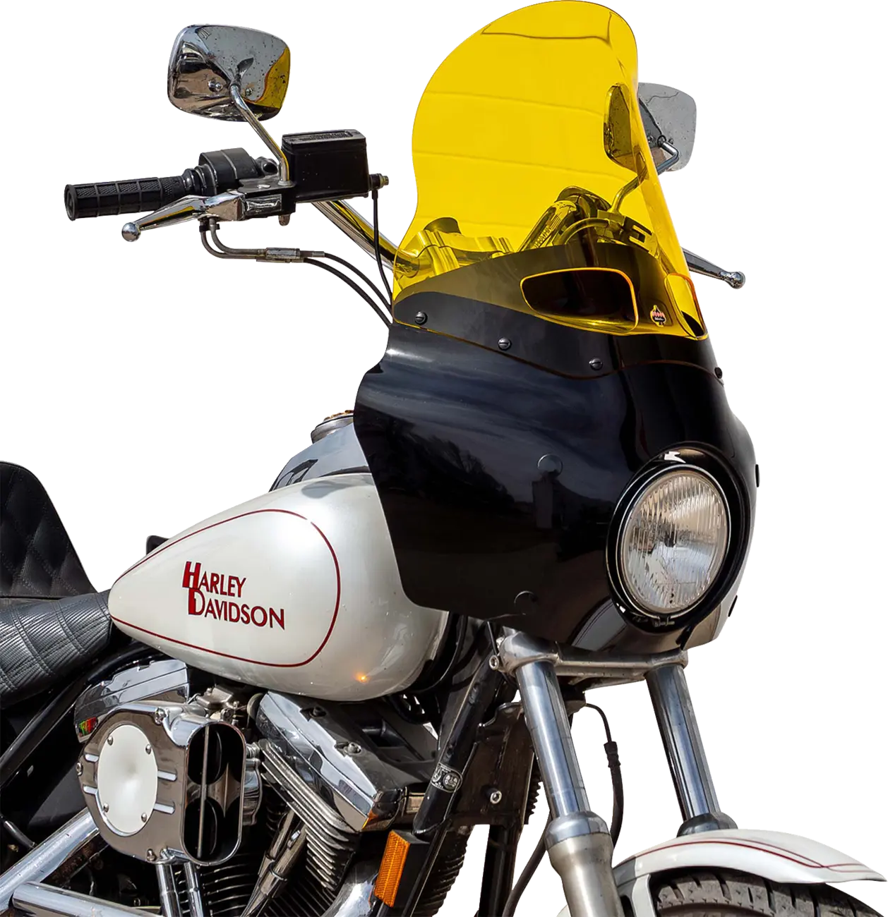 Klock Werks Kolor Flare Windshield 15" Road Warrior Yellow