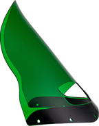 Klock Werks Kolor Flare Windshield 15" Road Warrior Green - right side