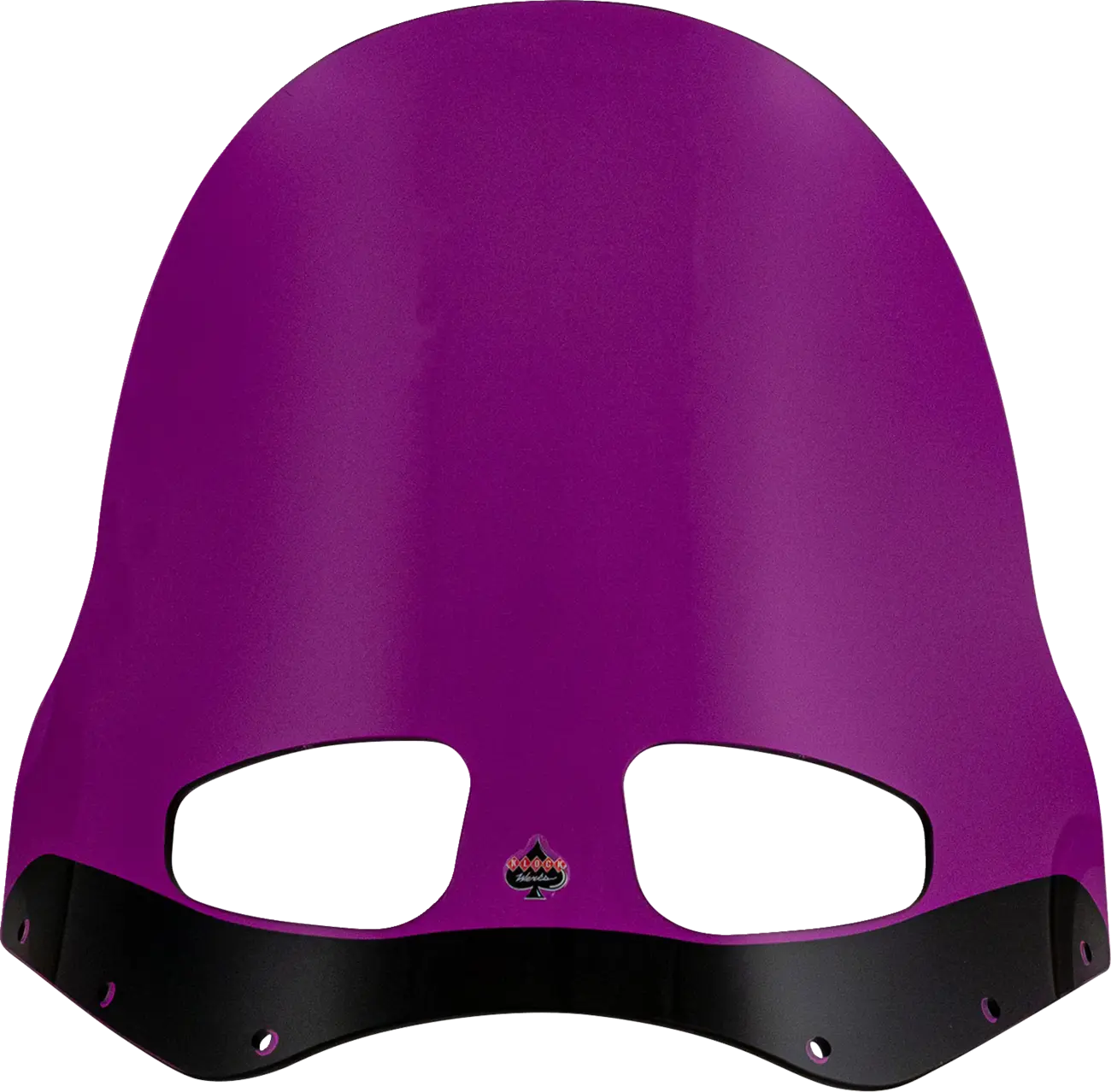 Klock Werks Kolor Flare Windshield 15" Road Warrior Purple - front