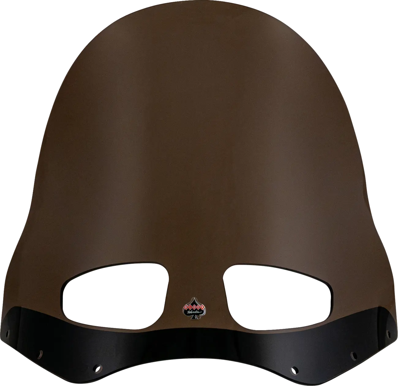 Klock Werks Kolor Flare Windshield 15" Road Warrior Bronze - front