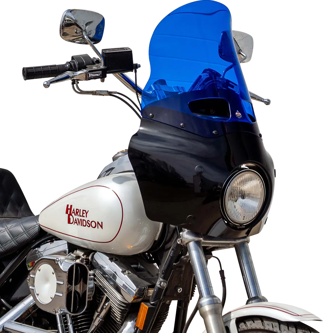 Klock Werks Kolor Flare Windshield 15" Road Warrior Blue