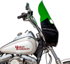 Klock Werks Kolor Flare Windshield 15" Road Warrior Green