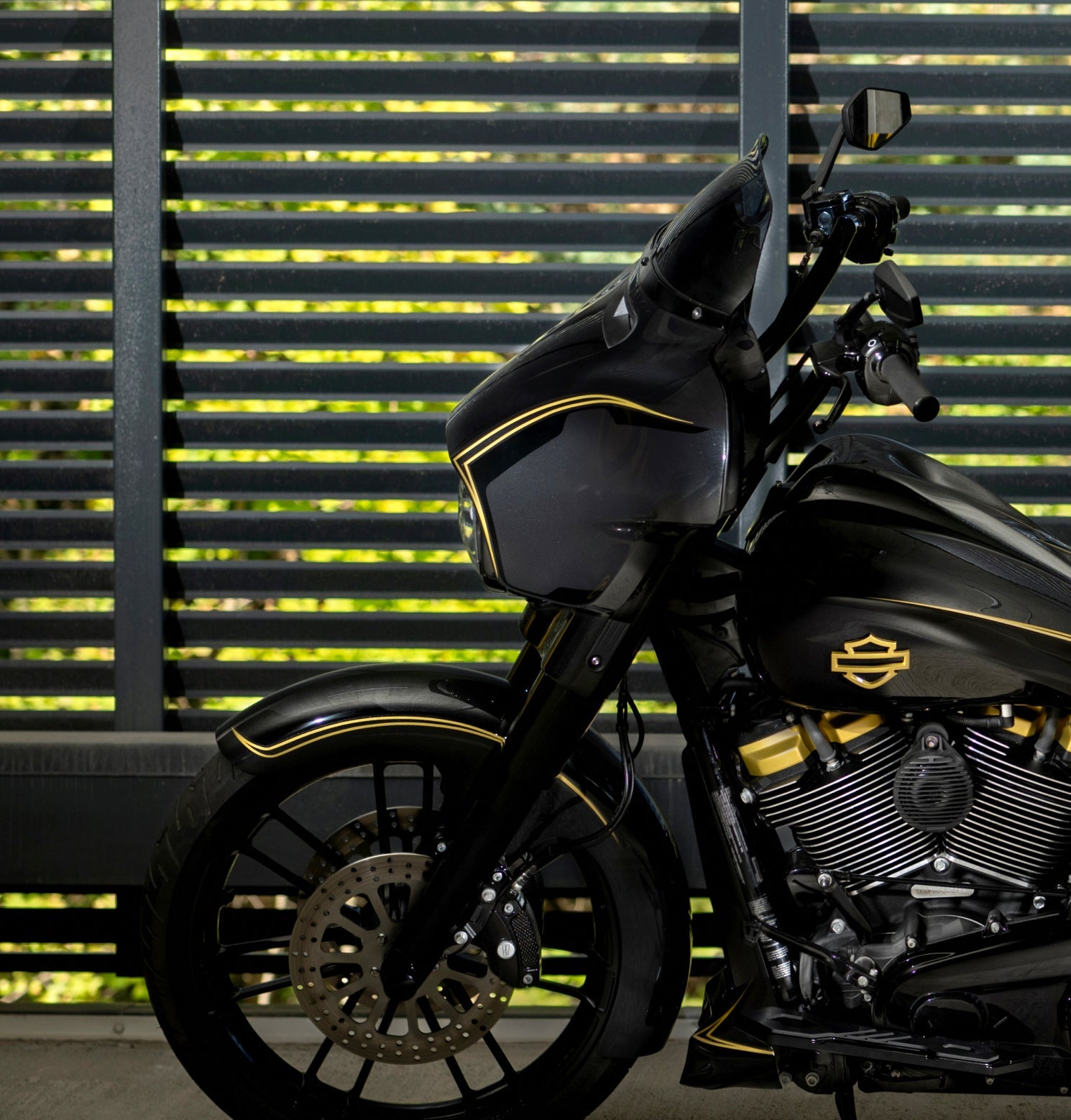 7.5" Tinted Windshield for Harley Davidson FLH 2014-2023