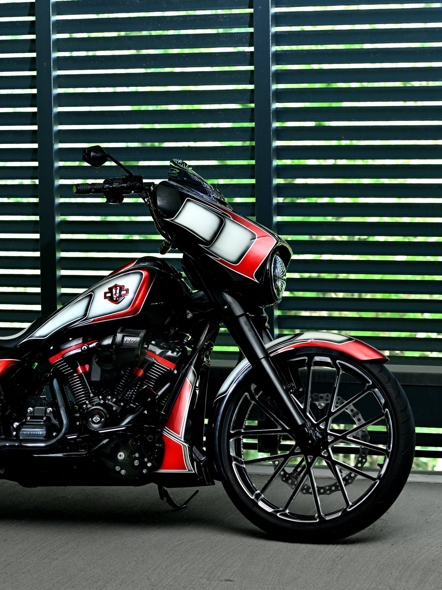 7.5" Tinted Windshield for Harley Davidson FLH 2014-2023
