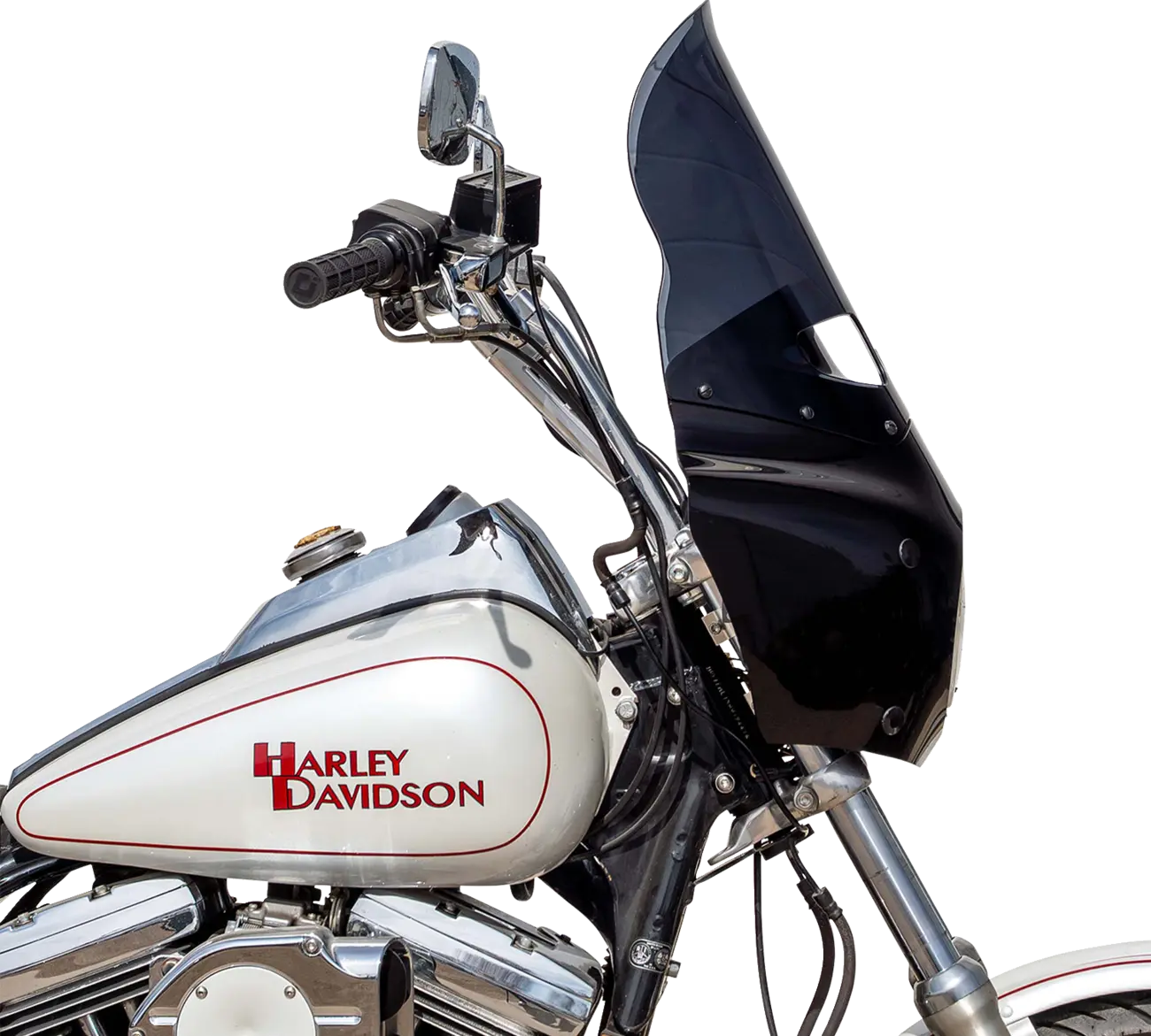 Klock Werks Flare Windshield 15" Road Warrior Dark Smoke