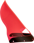 Klock Werks Kolor Flare Windshield 15" Road Warrior Pink Ice - right side