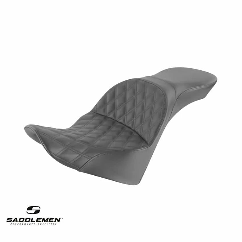 Saddlemen Explorer LS Sæde til FLDE, FLHC/S & FLSL – Softail Deluxe, Slim & Heritage Classic 2018-2024