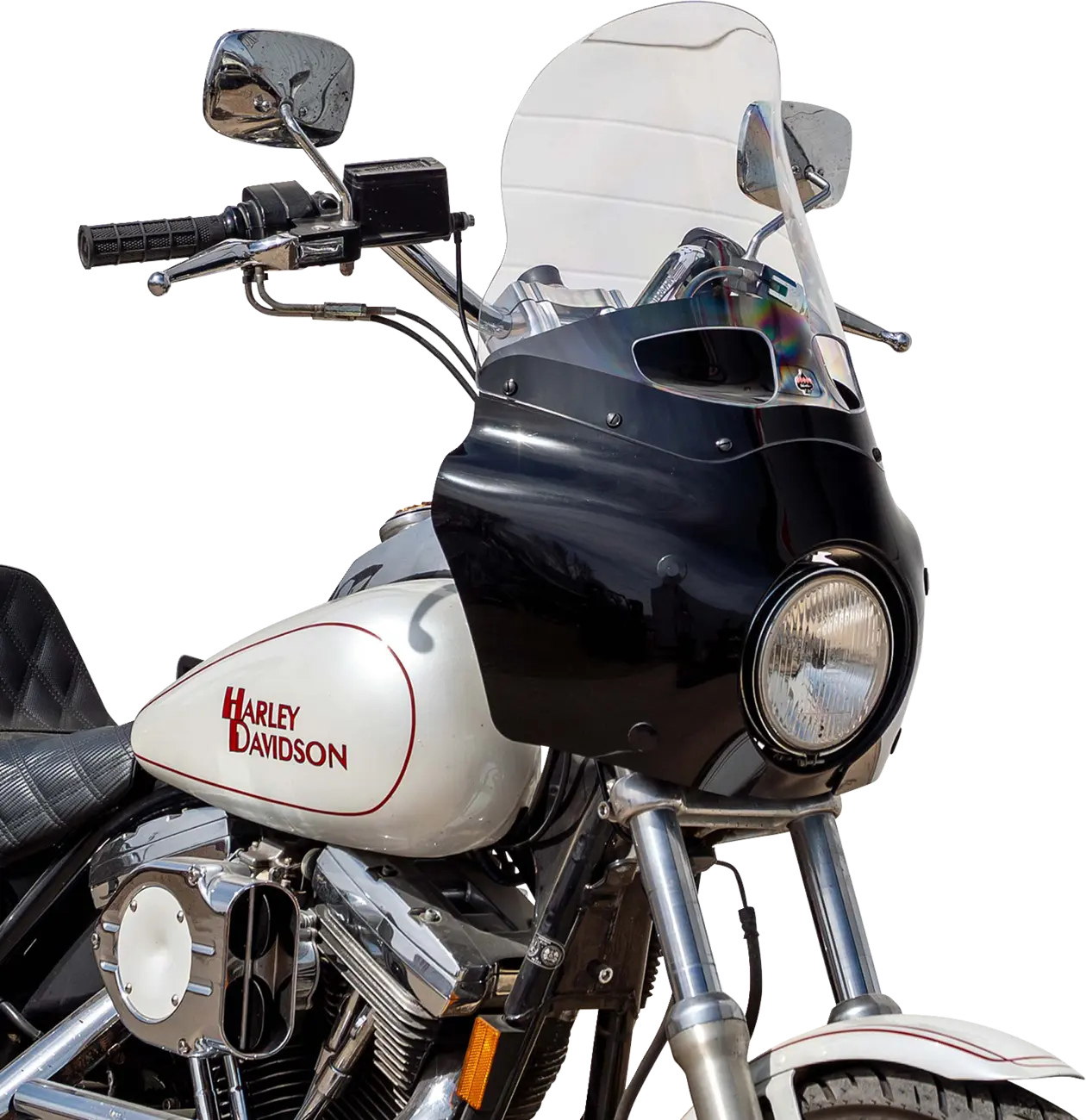 Klock Werks Flare Windshield 15" Road Warrior Clear