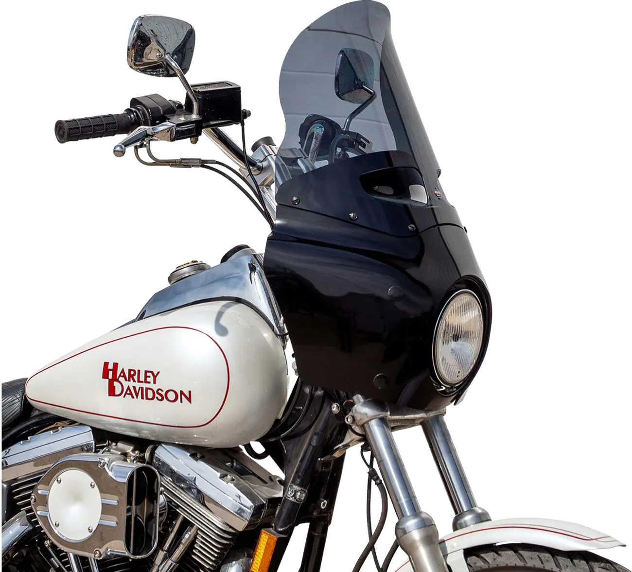 Klock Werks Flare Windshield 15" Road Warrior Dark Smoke