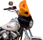 Klock Werks Kolor Flare Windshield 15" Road Warrior Orange Ice