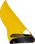 Klock Werks Kolor Flare Windshield 15" Road Warrior Yellow - right side