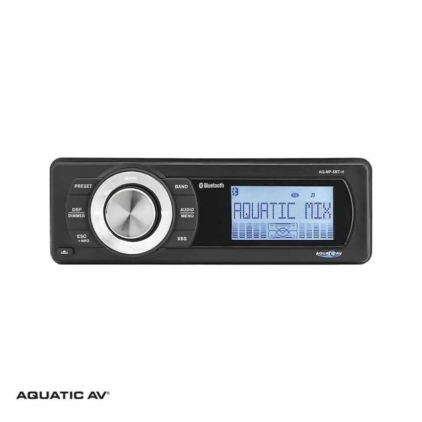 Aquatic MP 5BT Radio med bluetooth til Harley-Davidson Street Glide, Electra Glide og Road Glide fra 1998-2013