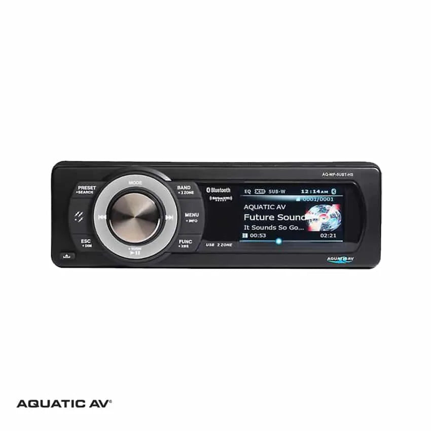 Aquatic MP 5UBT Radio med bluetooth til Harley-Davidson Street Glide, Electra Glide og Road Glide fra 1998-2013