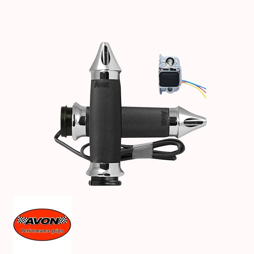 AVON CUSTOM CONTOUR SPIKE CHROME VARMEHÅNDTAG