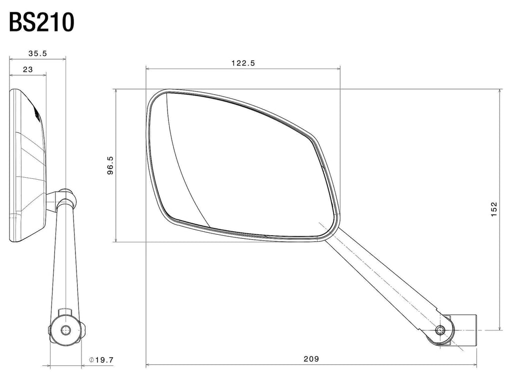 RIZOMA – SPEJL ASPHERIC 4D