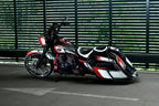 Billow set of stretched rear fender and saddlebags for Harley Davidson Touring 2014 up