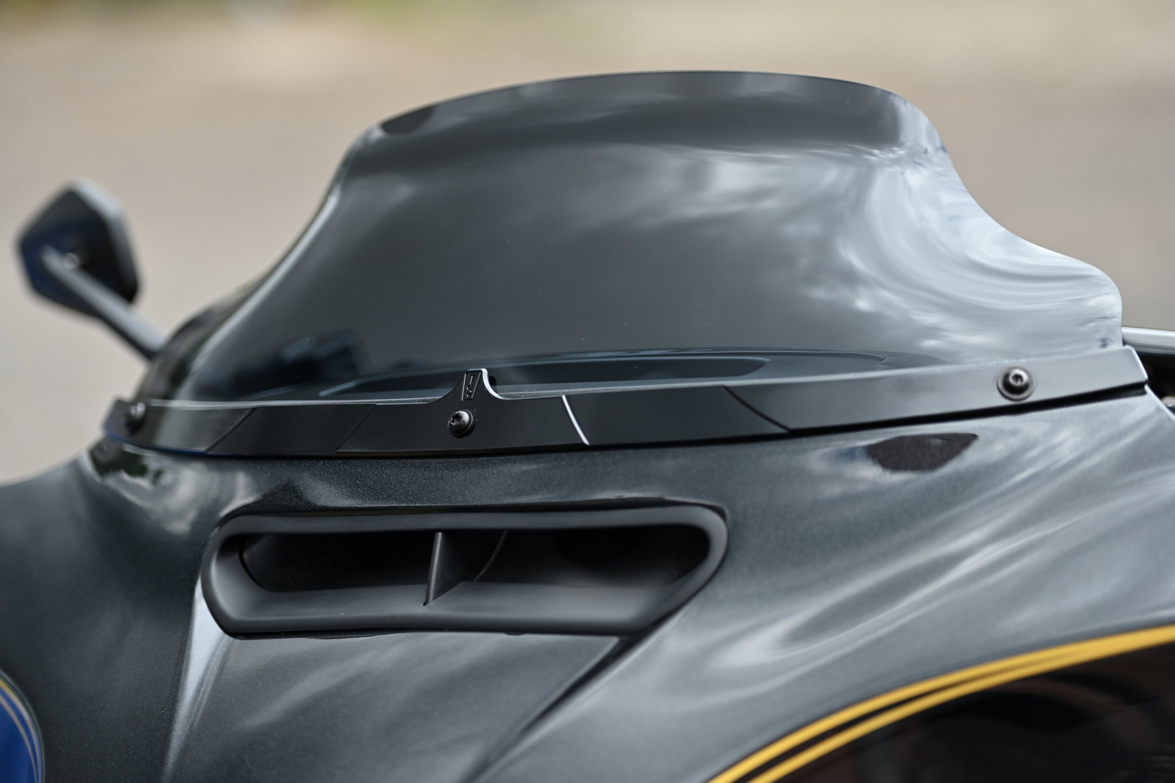 Black Series Windshield Trim for Harley Davidson FLH 2014-2023