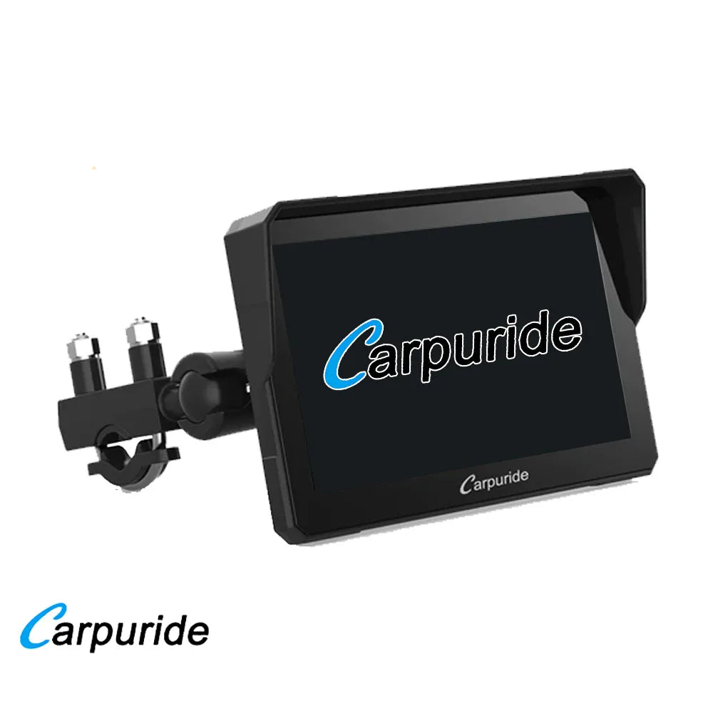 Carpuride – W502B Trådløs Apple Carplay/Android Auto vandtæt skærm til BMW motorcykel
