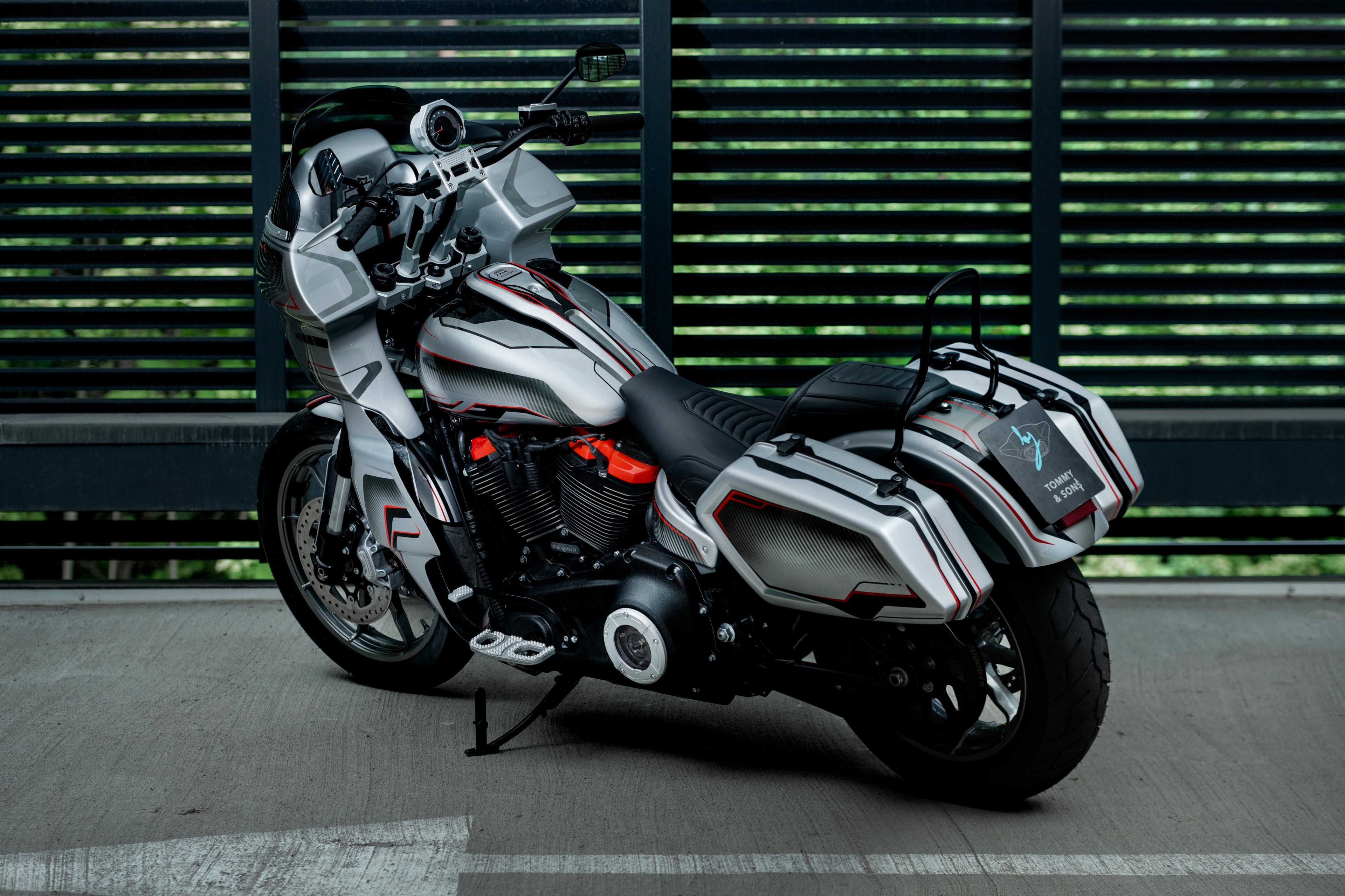 M8 Derby Cover for Harley Davidson Softail 2019 up Transparent