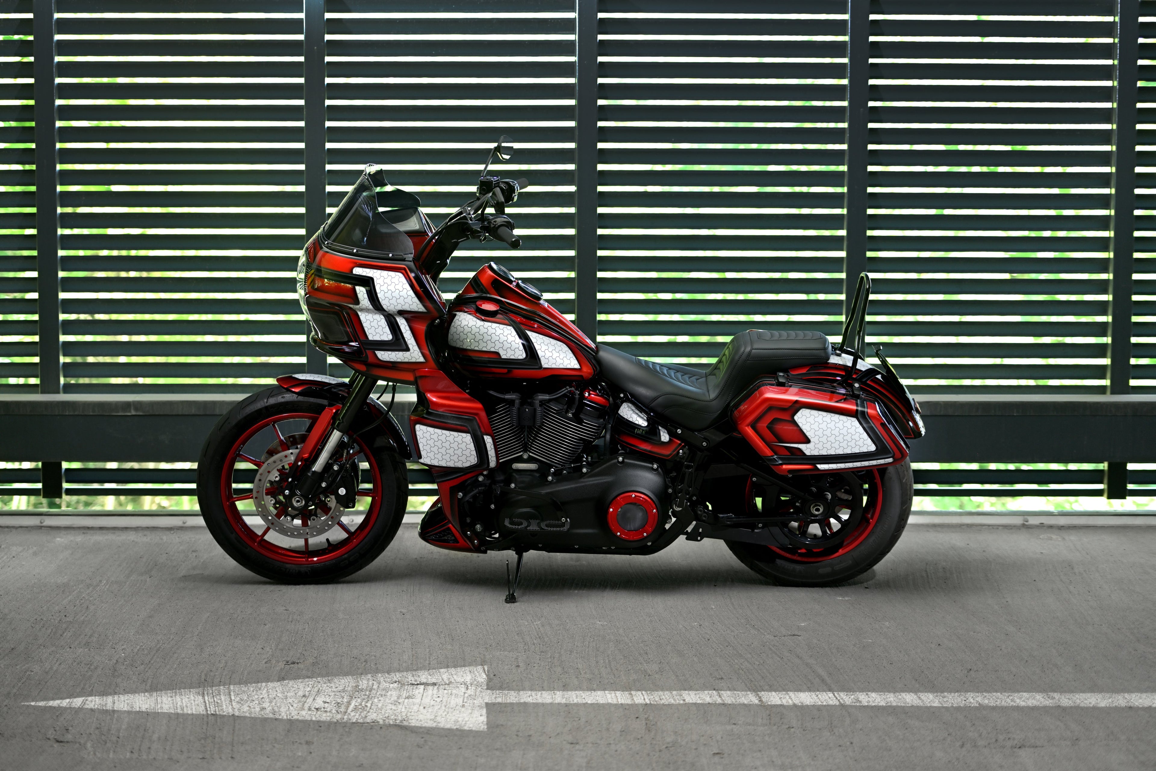 M8 Derby Cover for Harley Davidson Softail 2019 up Transparent