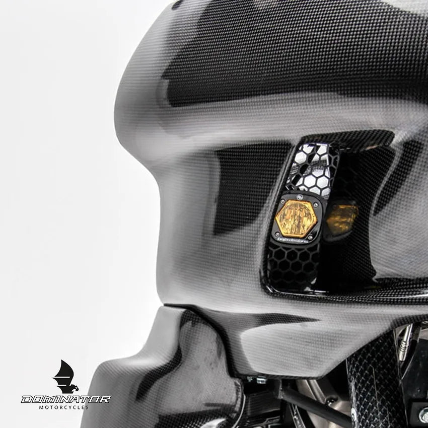 Dominator – Luft grills med huller til Baja Designs S1 ekstralygter