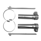 Exhaust extension kit for Harley Davidson Touring Twin Cam models