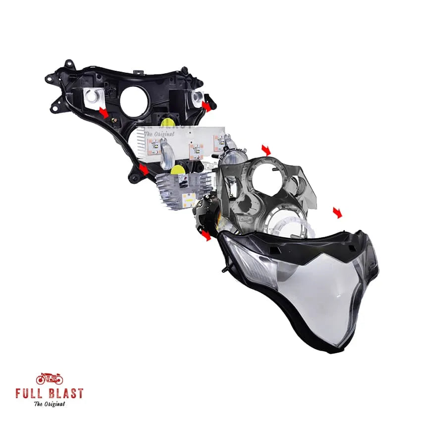 Full Blast LED Forlygte til Suzuki GSX-R 1000 fra (2009-2016)
