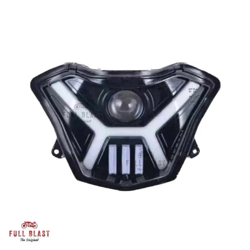 Full Blast LED Forlygte til Kawasaki ER650 / Z650 / KLE300 / Versys X300