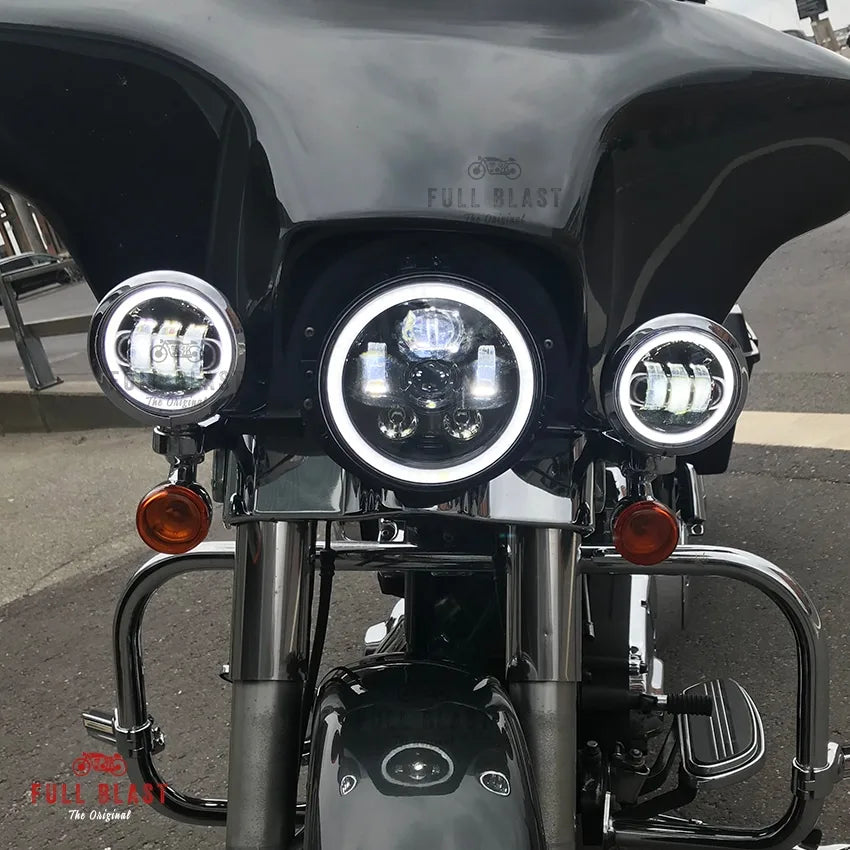 LED 4,5" Ekstra lygter til Harley-Davidson, Indian & Yamaha – 4501