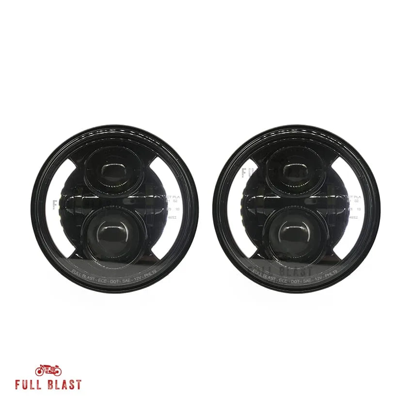 Full Blast LED Forlygter til Dyna Fat Bob (2008-2017)